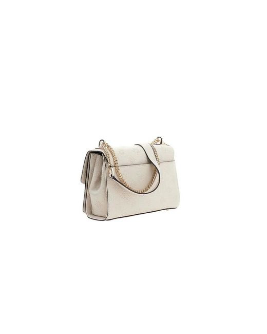 Guess White Shoulder Bags