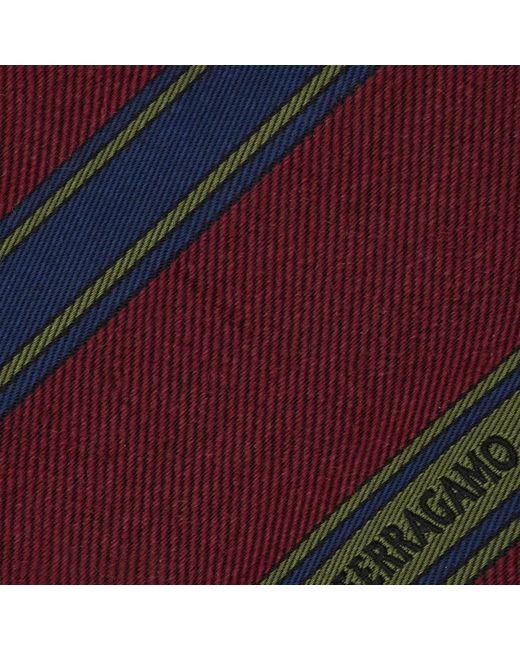 Ferragamo Red Ties for men