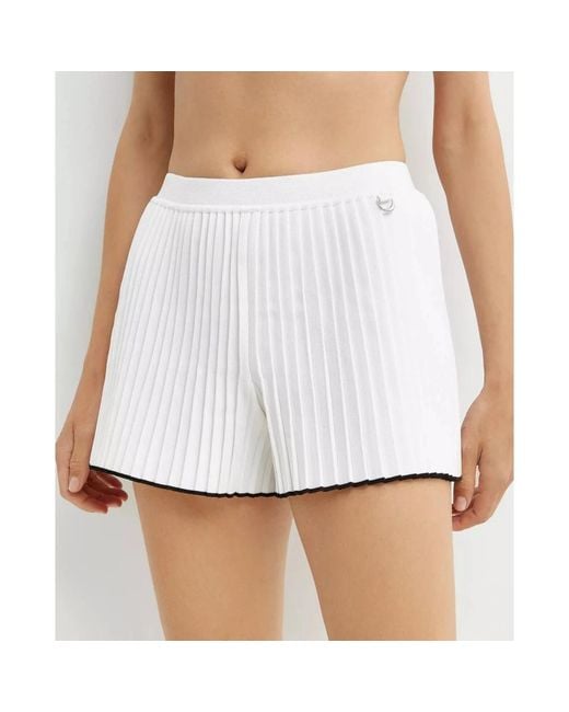 Jacquemus White Short Shorts