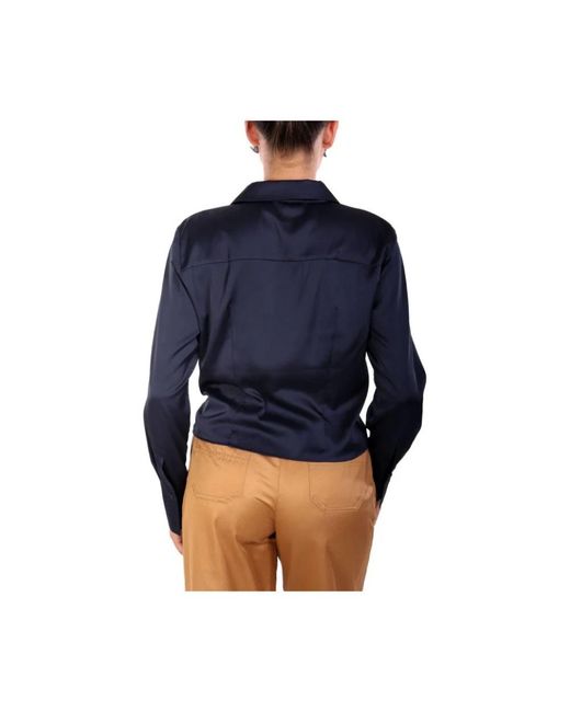 Marella Overhemden ,Blauw ,Denim in het Blue