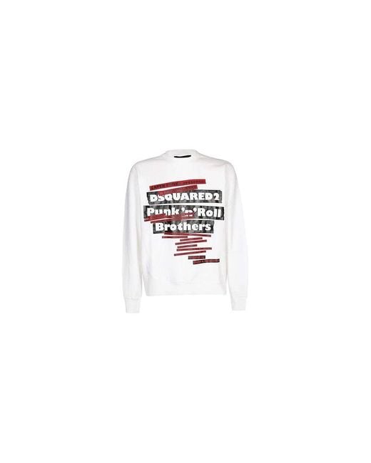 DSquared² White Sweatshirts for men