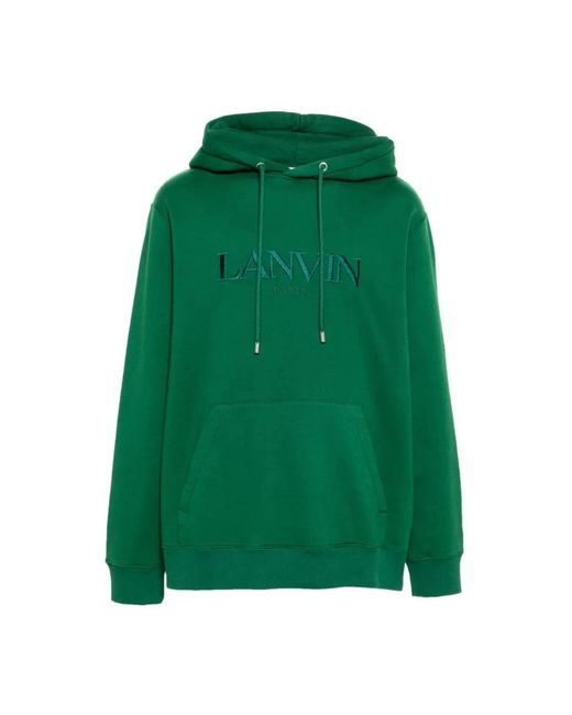 Lanvin Green Hoodies for men