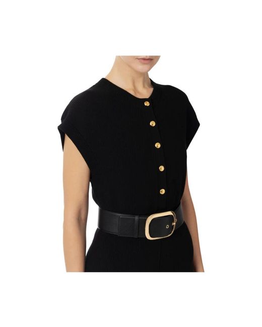 Playsuits Elisabetta Franchi de color Black
