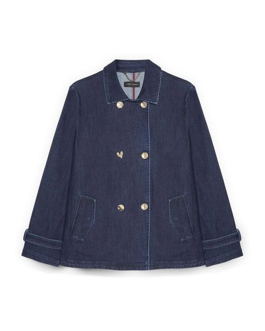 Denim Jackets FIORELLA RUBINO de color Blue