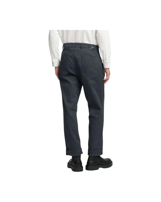 Replay Dunkle Graue Denim Jeans in Blue für Herren