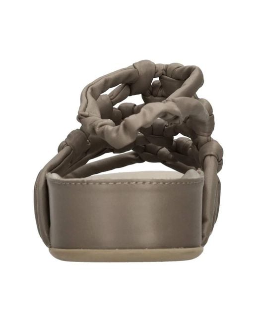 Patrizia Bonfanti Brown Flat Sandals