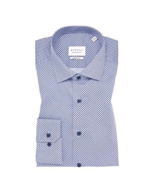 Eterna Blue Casual Shirts for men