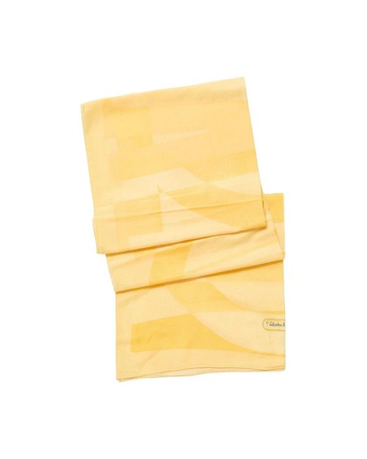 Ferragamo Yellow Sciarpa
