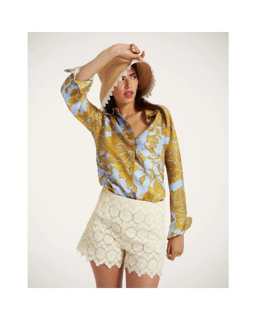 LaDoubleJ Boy Shirt in het Yellow