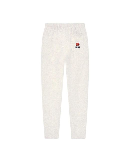 KENZO White Sweatpants for men