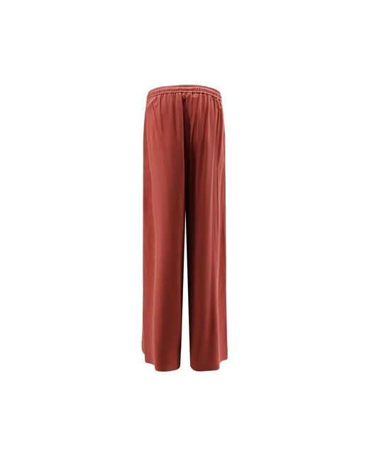 Max Mara Red Wide Trousers