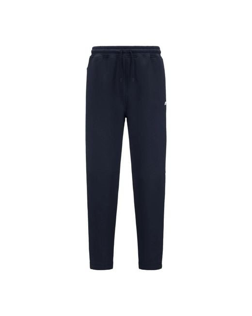 K-Way Blue Sweatpants for men