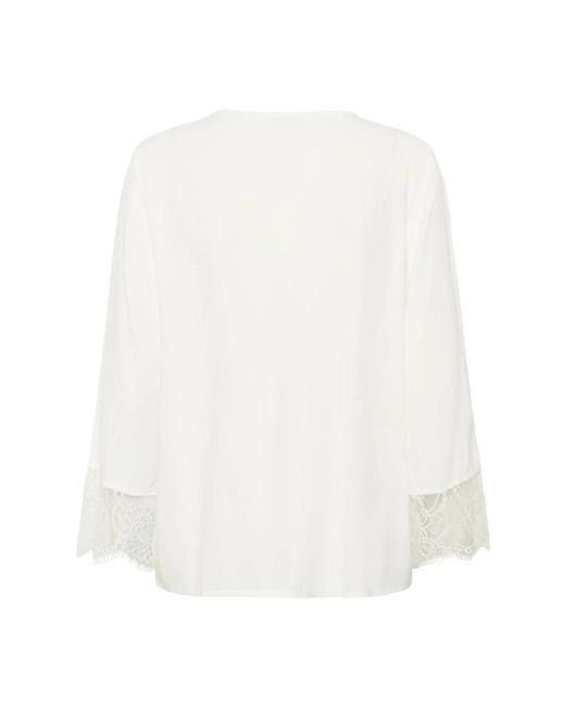 Kaffe White Blouses