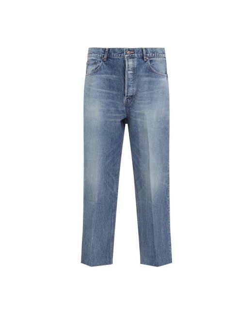 Céline Blue Straight Jeans for men