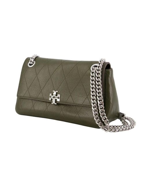 Tory Burch Green Shoulder Bags