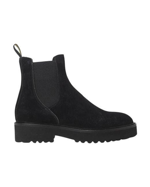 Chelsea Boots di Doucal's in Black