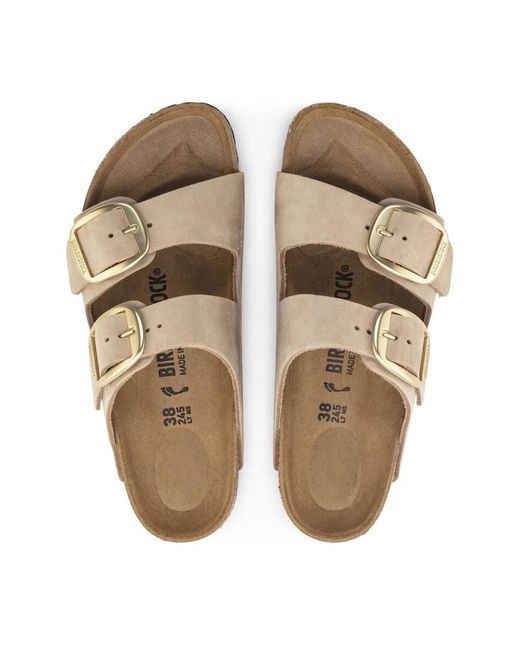Birkenstock Brown Sliders