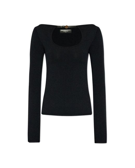 Long Sleeve Tops Amiri en coloris Black