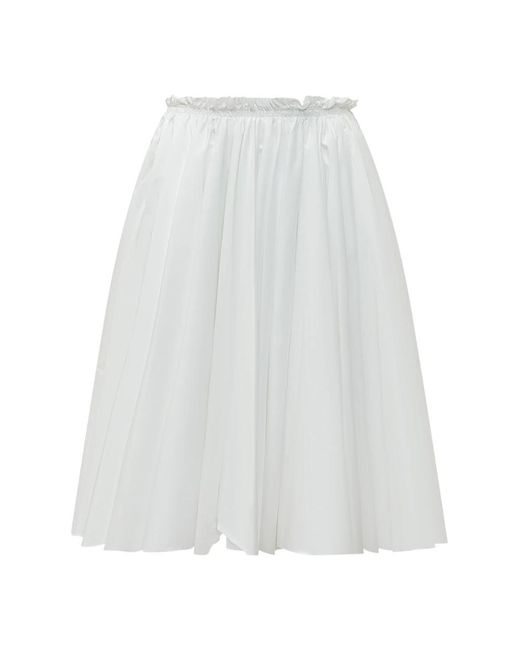 AMI White Midi Skirts