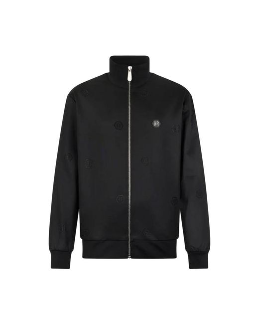 Philipp Plein Black Bomber Jackets for men