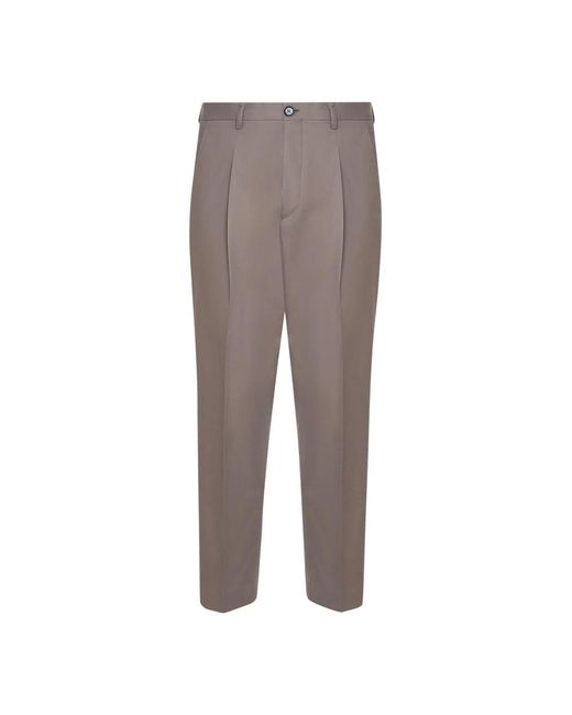 BE ABLE Broeken ,Wol Sandy Wollen Blend Broek in het Gray voor heren