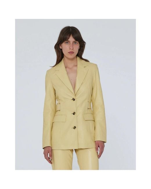 REMAIN Birger Christensen Natural Blazers