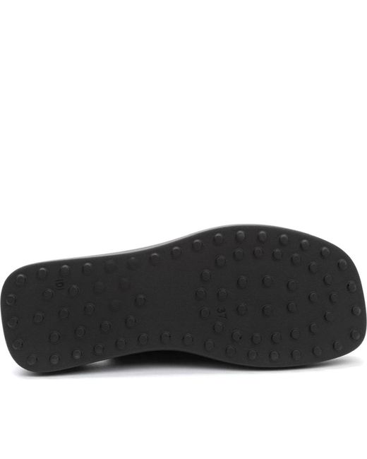 Keddo Black Flat Sandals