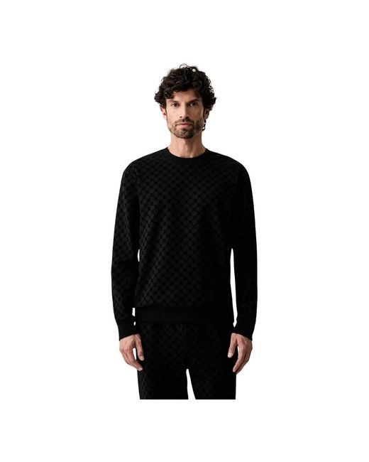 Joop! Monogram Sweatshirt in het Black voor heren