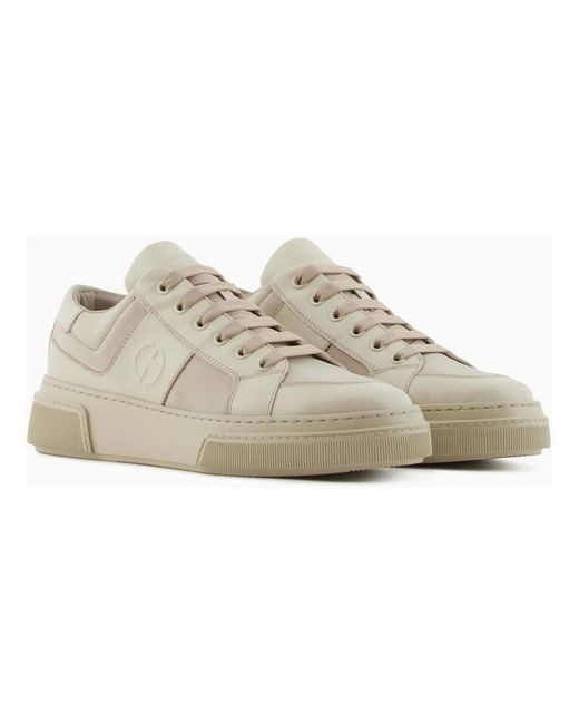 Giorgio Armani Gray Sneakers for men