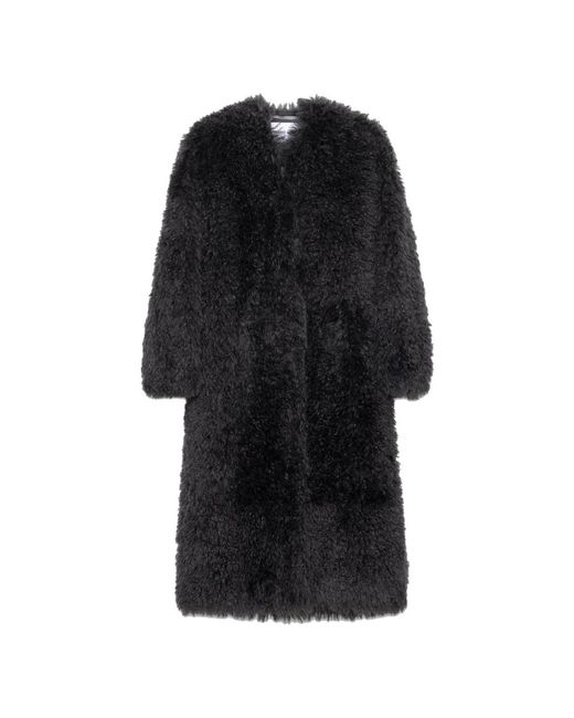 Stand Studio Single-Breasted Coats in het Black