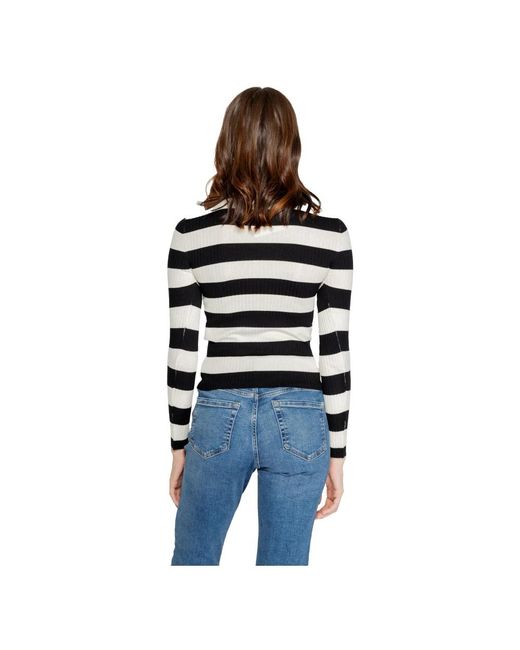 Jacqueline De Yong Blue Round-Neck Knitwear