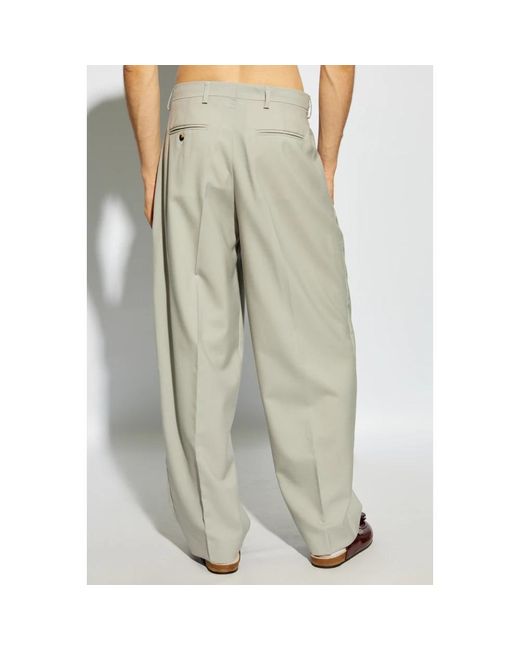 Trousers > wide trousers Marni pour homme en coloris Gray