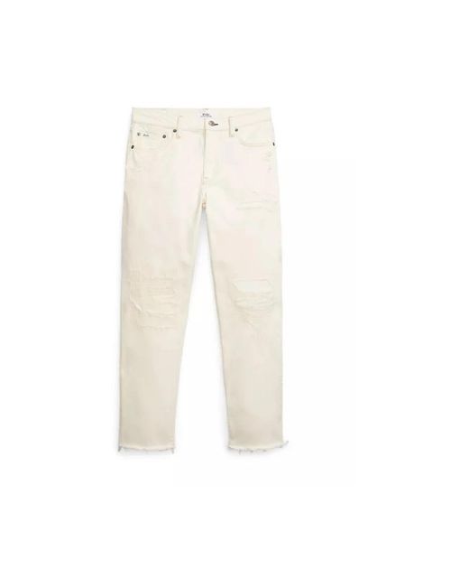 Polo Ralph Lauren White Straight Fit Jeans