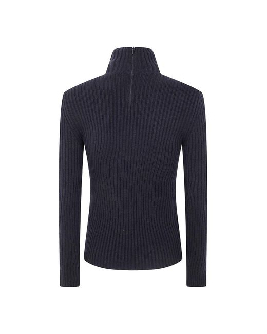 Max Mara Blue Turtlenecks