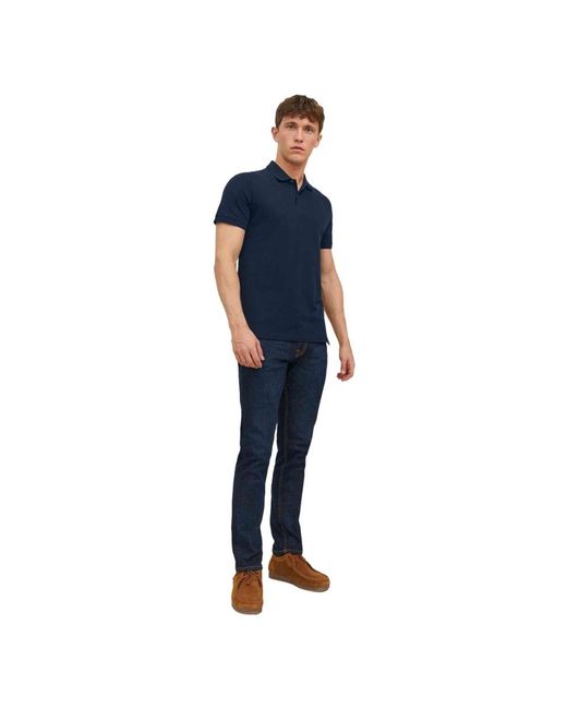 Jack & Jones Polo Basic in het Blue voor heren