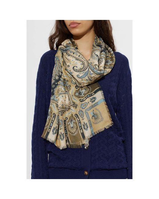 Etro Green Scarves