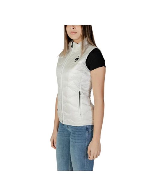 Blauer Jassen ,Wit ,Smallshirts Vest in het Blue