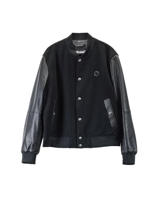 Just Cavalli Black Bomber Jackets for men