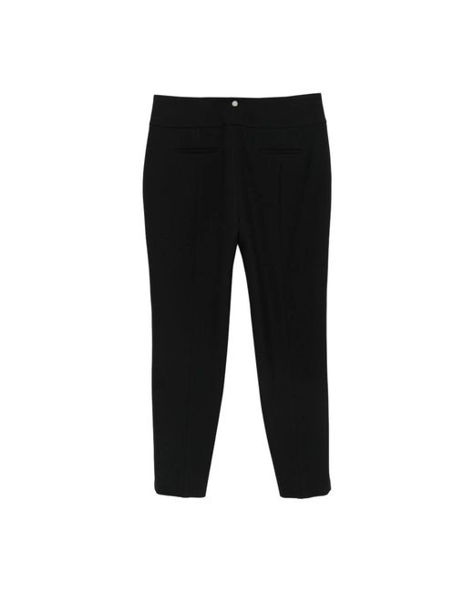 Peserico Black Slim-Fit Trousers