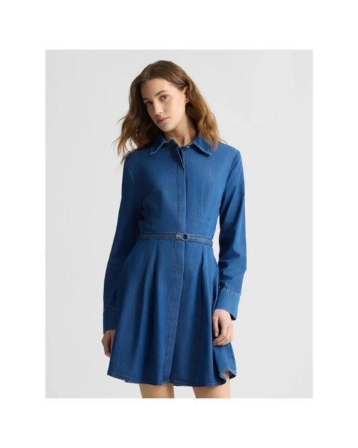 Liu Jo Blue Shirt Dresses