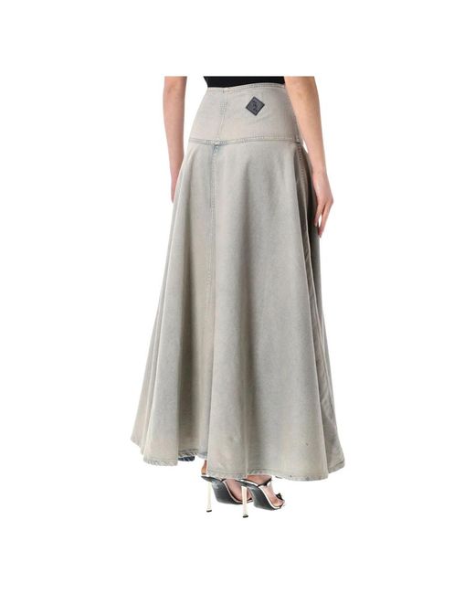 Haikure Gray Denim Skirts