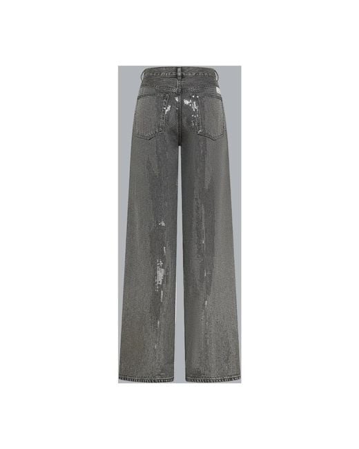 Nine:inthe:morning Gray Wide Trousers