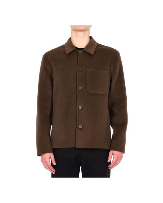 Officine Generale Brown Light Jackets for men