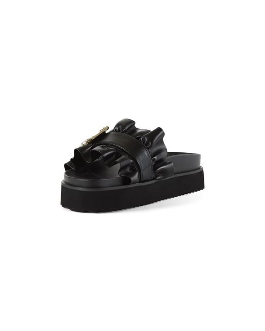 Versace Black Sliders