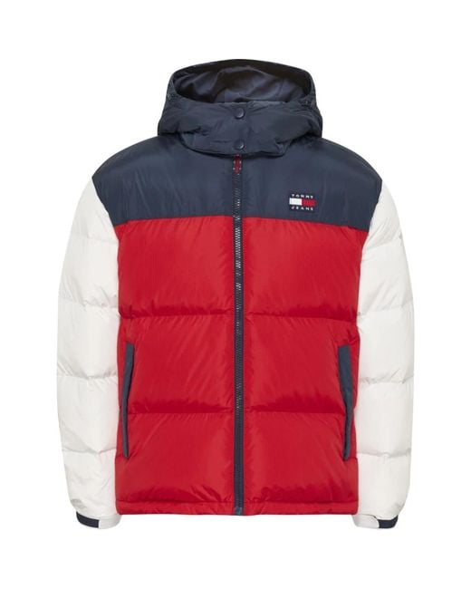 Tommy Hilfiger Red Winter Jackets for men