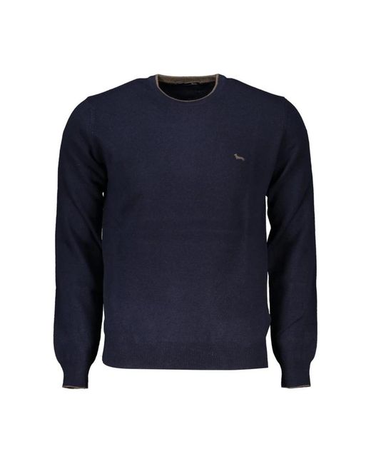 Harmont & Blaine Blue Round-Neck Knitwear for men
