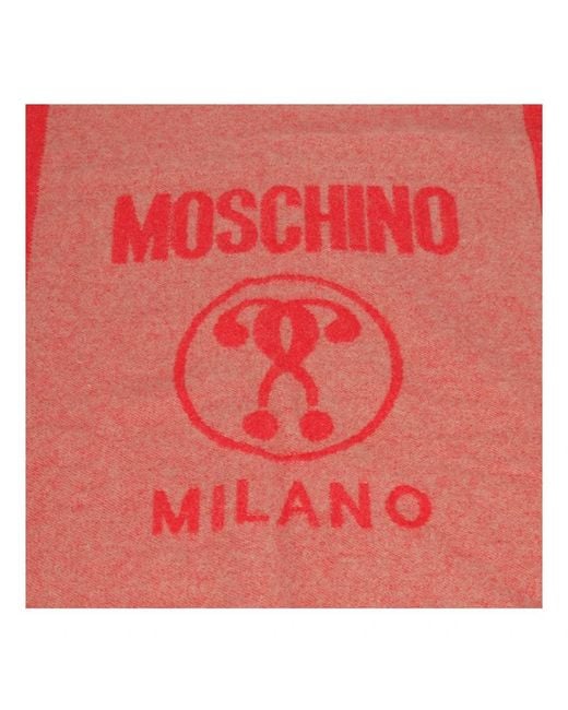 Winter Scarves di Moschino in Red