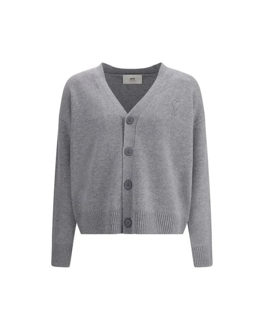 AMI Gray Cardigans for men