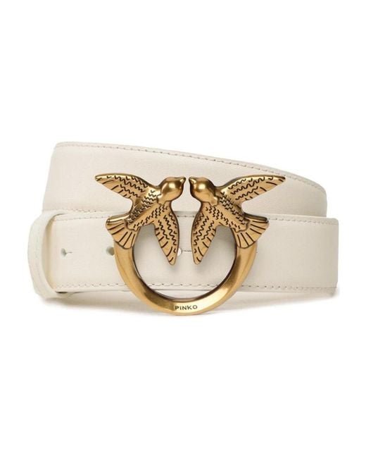 Pinko Metallic Belts
