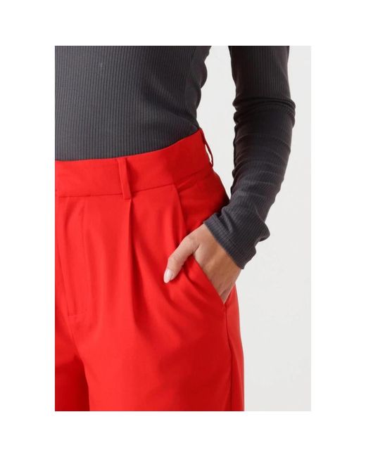 Alix The Label Wide Trousers in het Red